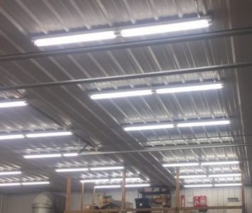 LED Lighting Installation at Blackhawk Bodyshop in Ottumwa, Iowa