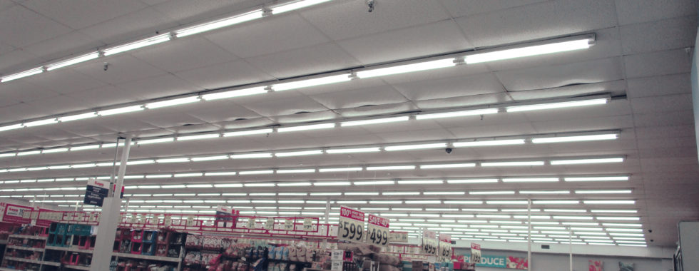 LED Lighting Installation at SAVE a Lot in Cedar Rapids, Iowa
