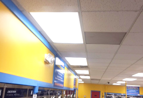 LED Lighting Installation at Soapy Waters Laundromat in Cedar Rapids, Iowa