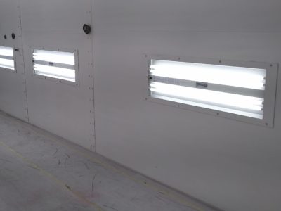 LED Lighting Installation at Bodensteiner Body Werks in Waukon, Iowa