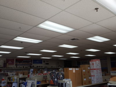LED Lighting Installation at Gustave A Larson Company in Mason City, Iowa